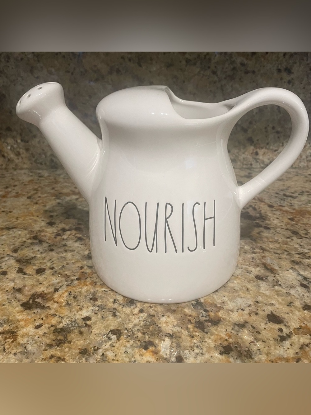 Rae Dunn “Nourish” ceramic watering can